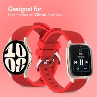 imoshion Flexibles Silikonarmband - Universeller 22-mm-Anschluss - Rot