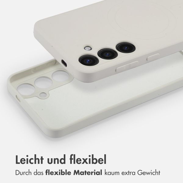 imoshion Color Back Cover mit MagSafe Samsung Galaxy S24 Plus - Beige