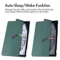 imoshion Trifold Hardcase Klapphülle Samsung Galaxy Tab A9 Plus - Grün