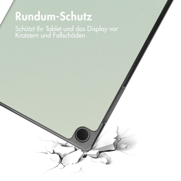 imoshion Trifold Klapphülle für das Samsung Galaxy Tab A9 Plus - Hellgrün