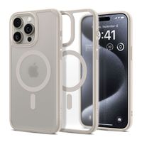 Spigen Ultra Hybrid Backcover MagSafe Apple iPhone 15 Pro - Frost Natural Titanium