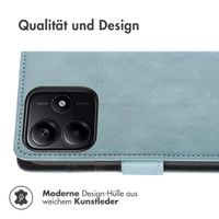 imoshion Luxuriöse Klapphülle Xiaomi Redmi Note 14 (5G) - Hellblau