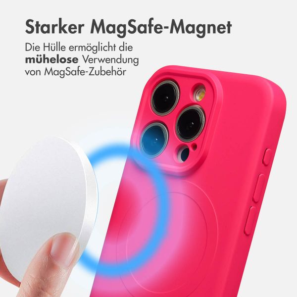 imoshion Color Back Cover mit MagSafe Apple iPhone 15 Pro - Neon Pink