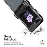 imoshion Rugged Clear Back Cover Samsung Galaxy Z Flip 5 - Schwarz