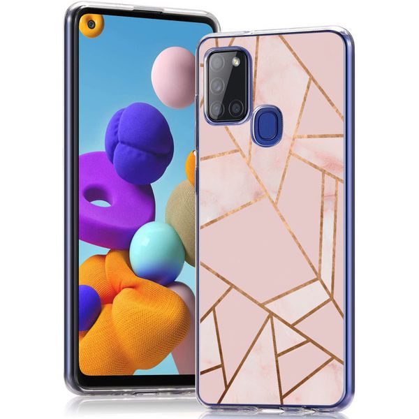 imoshion Design Hülle für das Samsung Galaxy A21s - Pink Graphic