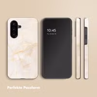 Selencia Vivid Back Cover Samsung Galaxy A57 (5G) - Golden Beige Marble