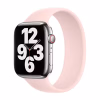 Apple Silikon Solo Loop für  Apple Watch | 38/40/41/42 mm - Größe 8 - Chalk Pink