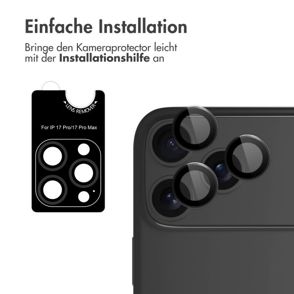 imoshion 2er Pack Kameraobjektivschutz für das Apple iPhone 17 Pro / 17 Pro Max - Grau