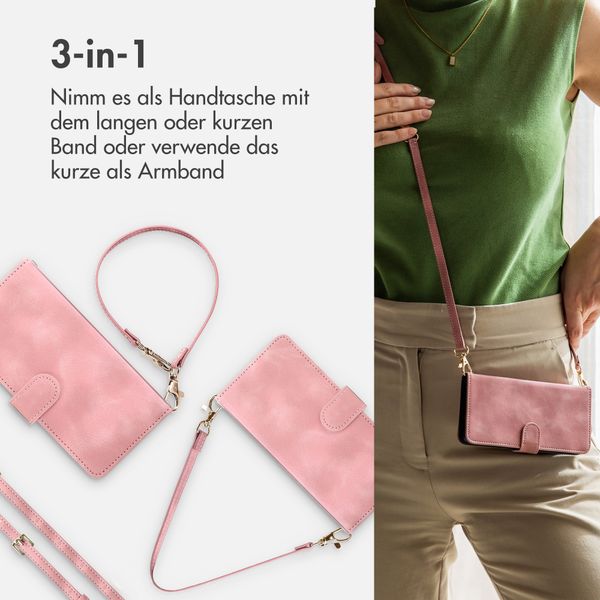 imoshion Klapphülle mit Kordel Motorola Edge 70 - Rosa