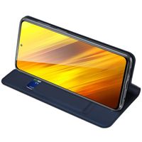 Dux Ducis Slim TPU Klapphülle für das Xiaomi Poco X3 (Pro) - Dunkelblau