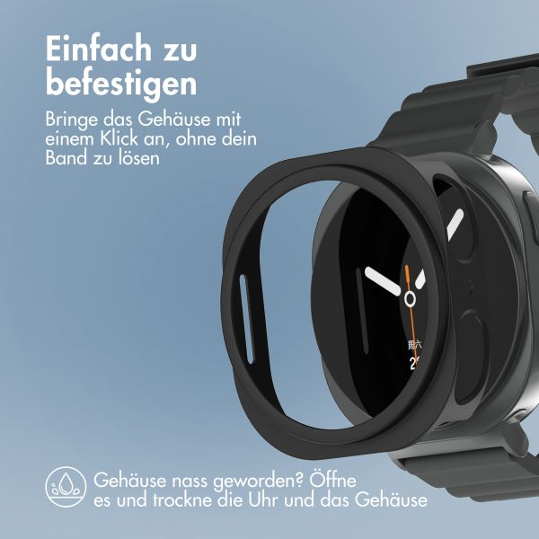 imoshion Bumper Hard Case für das Samsung Galaxy Watch 8 (40 mm) - Schwarz