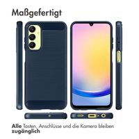 imoshion Brushed Back Cover Samsung Galaxy A25 (5G) - Dunkelblau