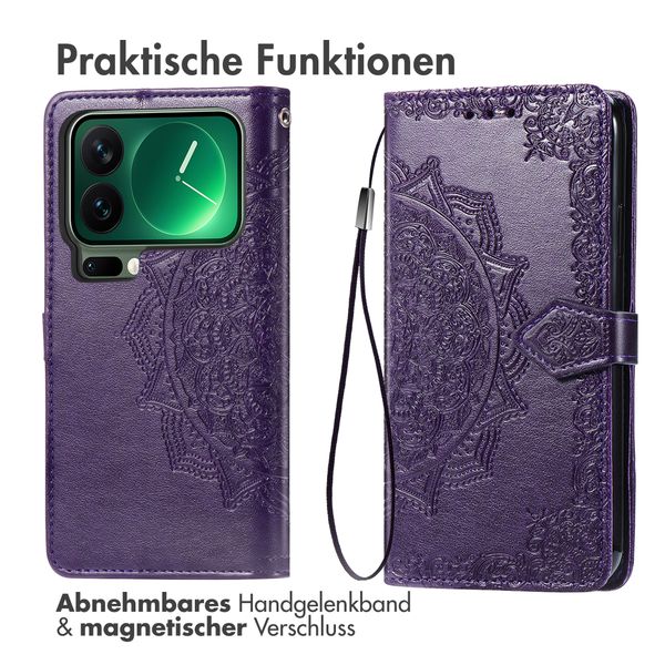 imoshion Mandala Klapphülle Xiaomi 17 Pro Max - Violett