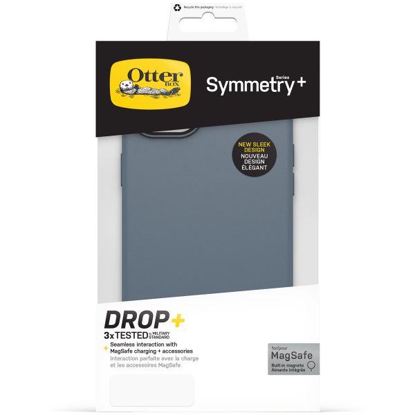 OtterBox Symmetry Backcover MagSafe für das 14 Plus - Blau