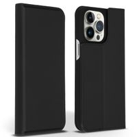 Accezz Premium Leather Slim Klapphülle für das iPhone 14 Pro Max - Schwarz