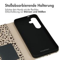 imoshion Design Klapphülle Samsung Galaxy S24 Plus - Black And White Dots
