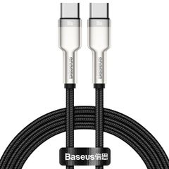 Baseus Cafule Series USB-C-zu-USB-C-Kabel  – Metall – 100 Watt – 1 Meter – Schwarz