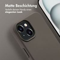 imoshion Color Backcover mit abtrennbarem Band MagSafe für das iPhone 15 - Black Coffee