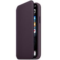 Apple Leather Folio Klapphülle Violett für das Apple iPhone 11 Pro