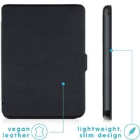 imoshion Slim Hard Case Klapphülle Kobo Clara 2E / Tolino Shine 4 - Schwarz