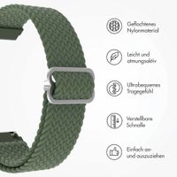 imoshion Gewebtes Nylonarmband - Universeller 20-mm-Anschluss - Dunkelgrün