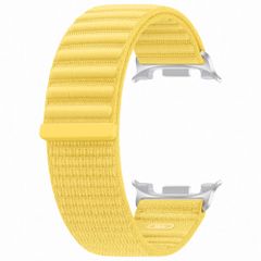 Samsung Original Fabric Armband f&uuml;r  Samsung Galaxy Watch 9 (40/44mm) / Watch 8 (40/44mm) / Classic (46mm) - Gr&ouml;&szlig;e M/L - Gelb