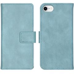 imoshion Luxuriöse Klapphülle Apple iPhone SE (2022 / 2020) / 8 / 7 / 6(s) - Hellblau