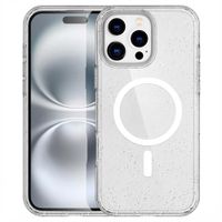 imoshion Sparkle Back Cover mit MagSafe Apple iPhone 16 Pro - Glitzer Transparent