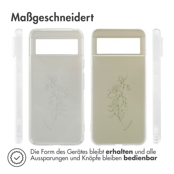 imoshion Design Hülle Google Pixel 8 - Floral Green