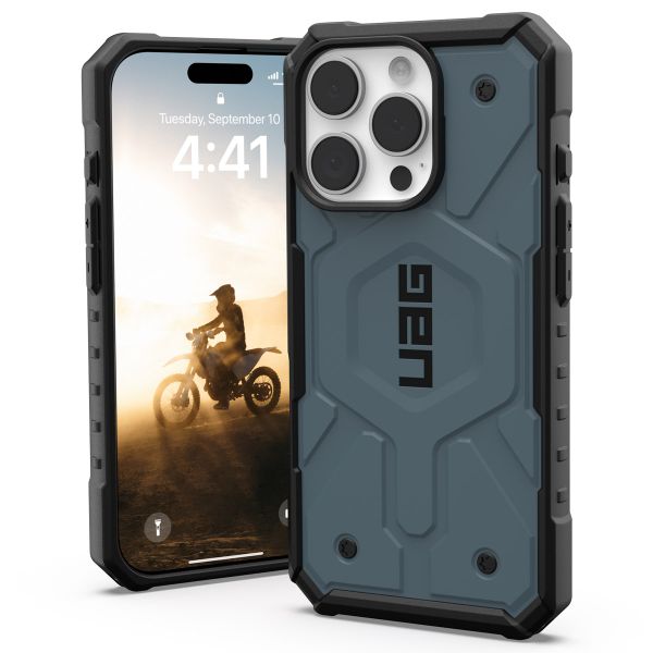 UAG Pathfinder Case MagSafe für das iPhone 16 Pro Max - Cloud Blue