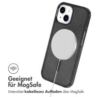 imoshion Sparkle Back Cover mit MagSafe Apple iPhone 15 - Glitter Schwarz