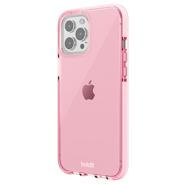 Holdit Seethru Case für das iPhone 14 Pro Max - Bright Pink