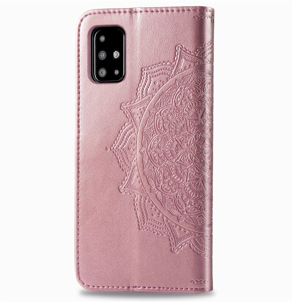 Mandala Klapphülle Rosa für das Samsung Galaxy A51