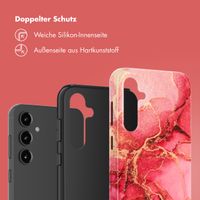 Selencia Vivid Back Cover Samsung Galaxy S23 FE - Rosy Marble