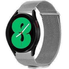 imoshion Magnetisches Milanaise Armband -   Universelle 20 mm Anschluss - Größe M - Silber