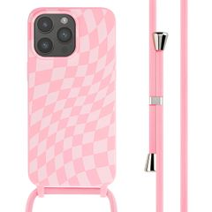 imoshion SilikonHülle design mit Band Apple iPhone 15 Pro Max - Retro Pink
