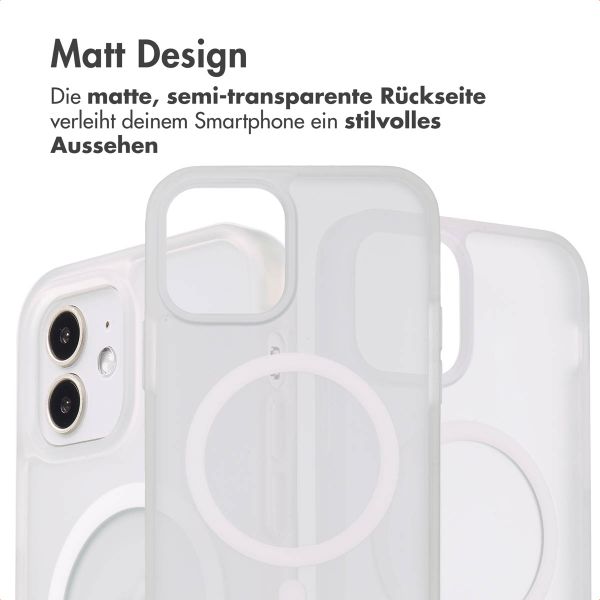 imoshion Color Guard Back Cover mit MagSafe für das iPhone 12 (Pro) - Weiß