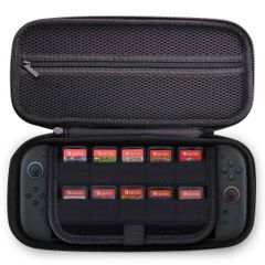 imoshion Schale Nintendo Switch 2 mit Reißverschlusstasche - Hülle Nintendo Switch 2 / Switch (OLED) mit Griff - Schwarz