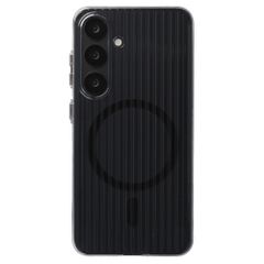 Accezz Lite Backcover mit MagSafe | Fluted | Samsung Galaxy S25 - Smokey Clear