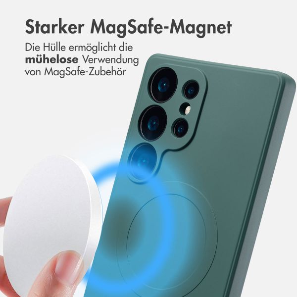imoshion Color Back Cover mit MagSafe für das Samsung Galaxy S25 Ultra - Dunkelgrün