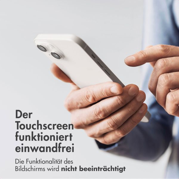 Accezz Gehärteter Glas-Schutz + Applikator Apple iPhone 17e / 16e / 14 / 13 / 13 Pro