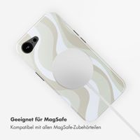 Selencia Vivid Rückabdeckung mit MagSafe Apple iPhone 16e - Desert Waves Beige