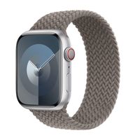 Apple Geflochtenes Solo Loop für  Apple Watch Series 1 - 9 / SE (38/40/41 mm) | Series 10 / 11 (42 mm) - Größe 2 - Clay