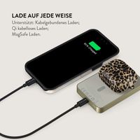 Burga Magnetische Powerbank 5.000 mAh - Geeignet für MagSafe und Qi2 - Player / Gold