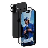 PanzerGlass 2-in-1 pack - Ultra-Wide Fit Anti-Bacterial Displayschutz incl. applicator + Camera Protector für das Apple iPhone 16