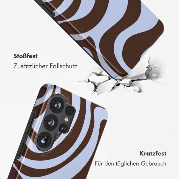 Selencia Vivid Back Cover Samsung Galaxy S26 Ultra - Dream Swirl Chocolate