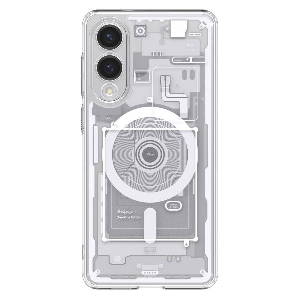 Spigen Ultra Hybrid Zero One MagFit case Samsung Galaxy S25 Edge - Weiß