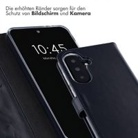 Selencia Echtleder Klapphülle Samsung Galaxy A37 (5G) - Schwarz