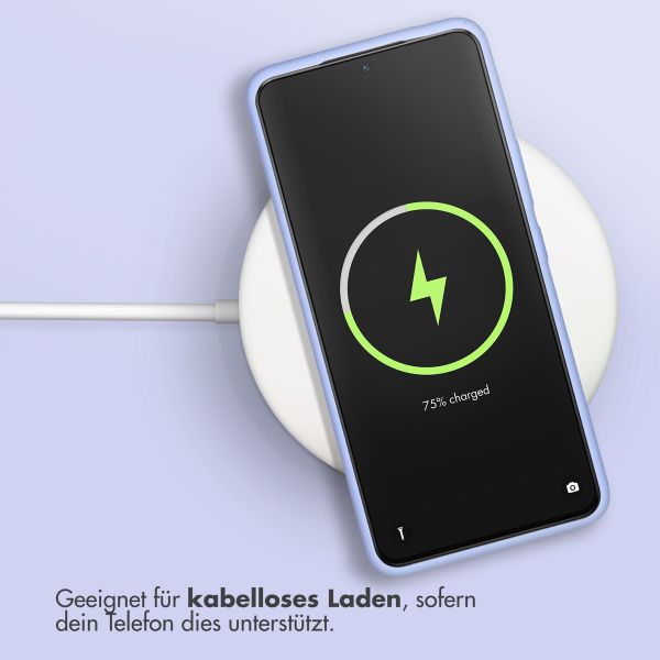 Accezz Liquid Silikoncase Samsung Galaxy A53 - Violett