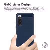 imoshion Brushed Back Cover Sony Xperia 10 V - Dunkelblau